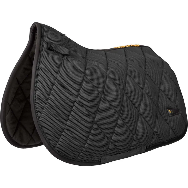 Back on Track Tapis de Selle AirFlow de Saut Noir