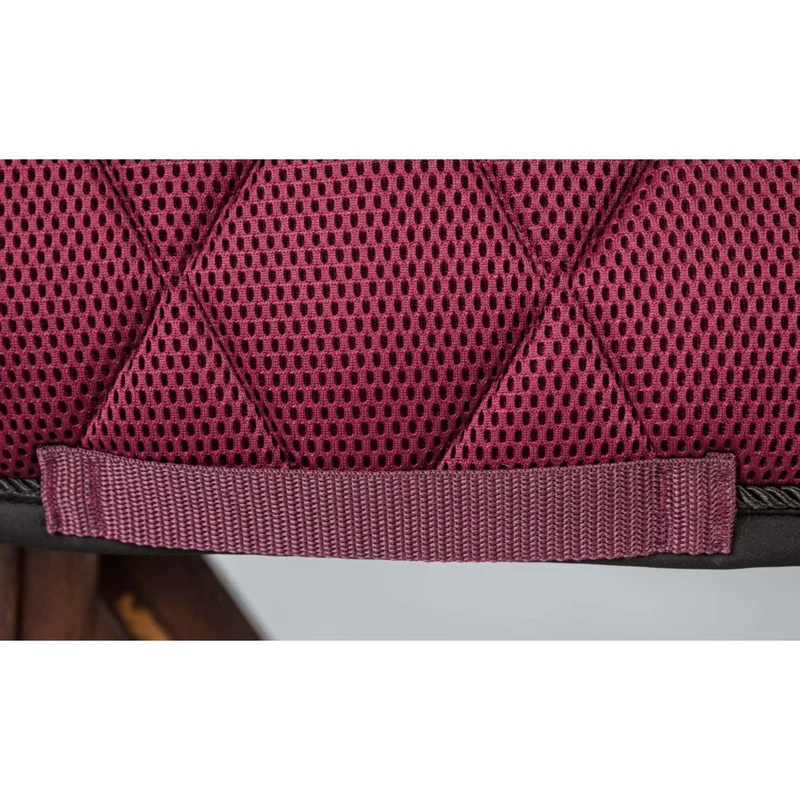 Back on Track Tapis de Selle AirFlow Dressage Vin rouge