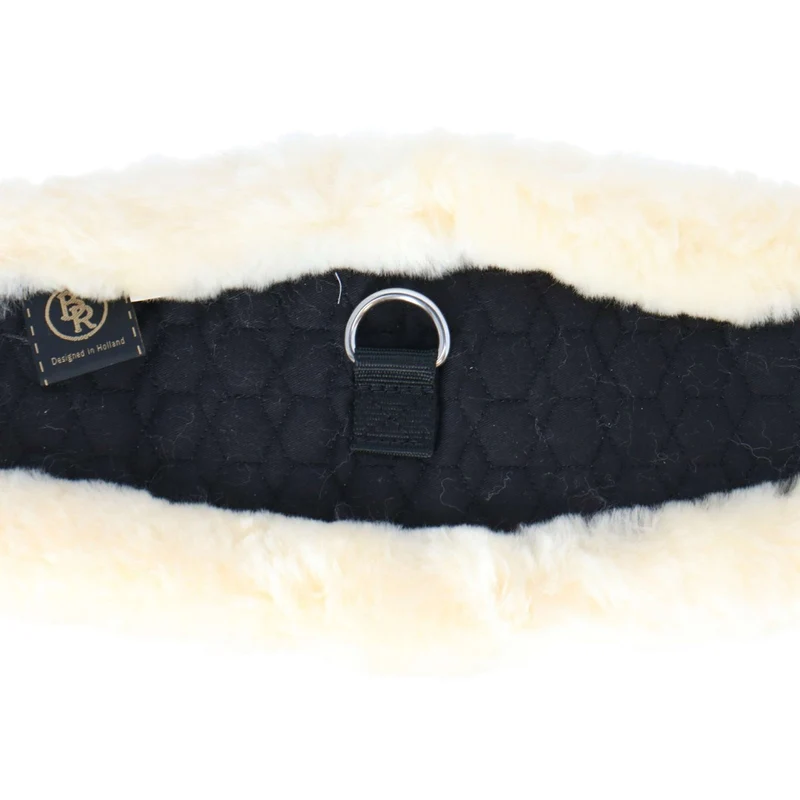 BR Sangle Eclipse Rond avec Sheepskin Noir