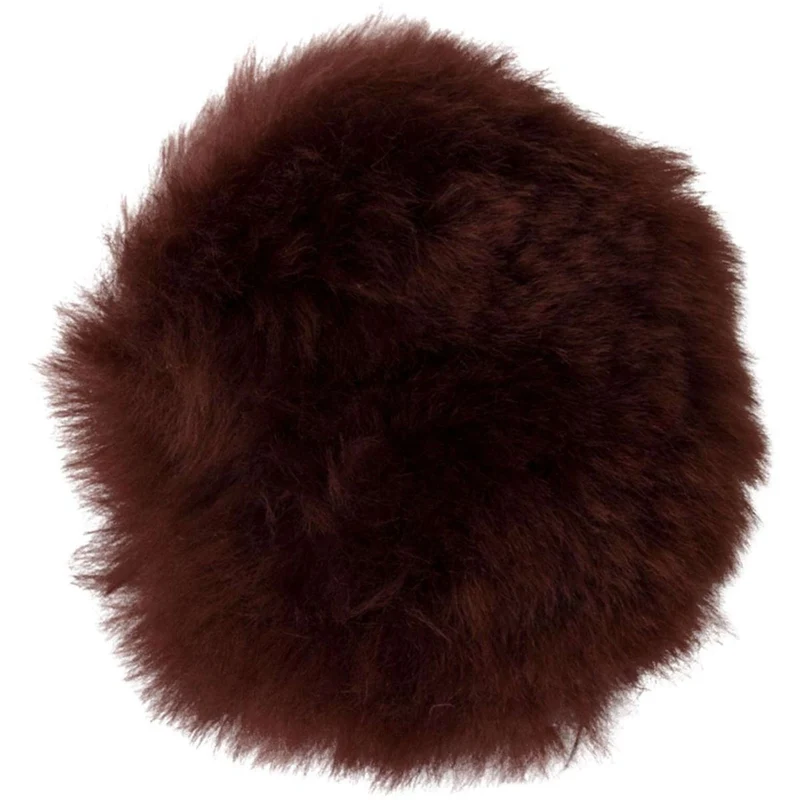 BR Protège-Naseaux Peau de mouton Mex avec Velcro Marron