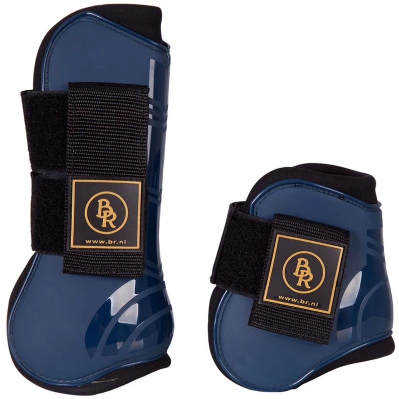 BR Protège-Boulets & Protège-boulet Set Pro Tech Pu Néoprène Bleu