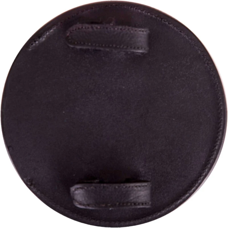 BR Numéros de Dossards Rond Cuir Noir