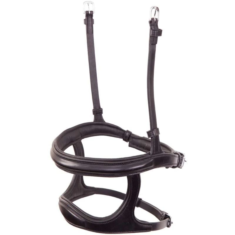 BR Muserolle Double Combiné Noir/Argent
