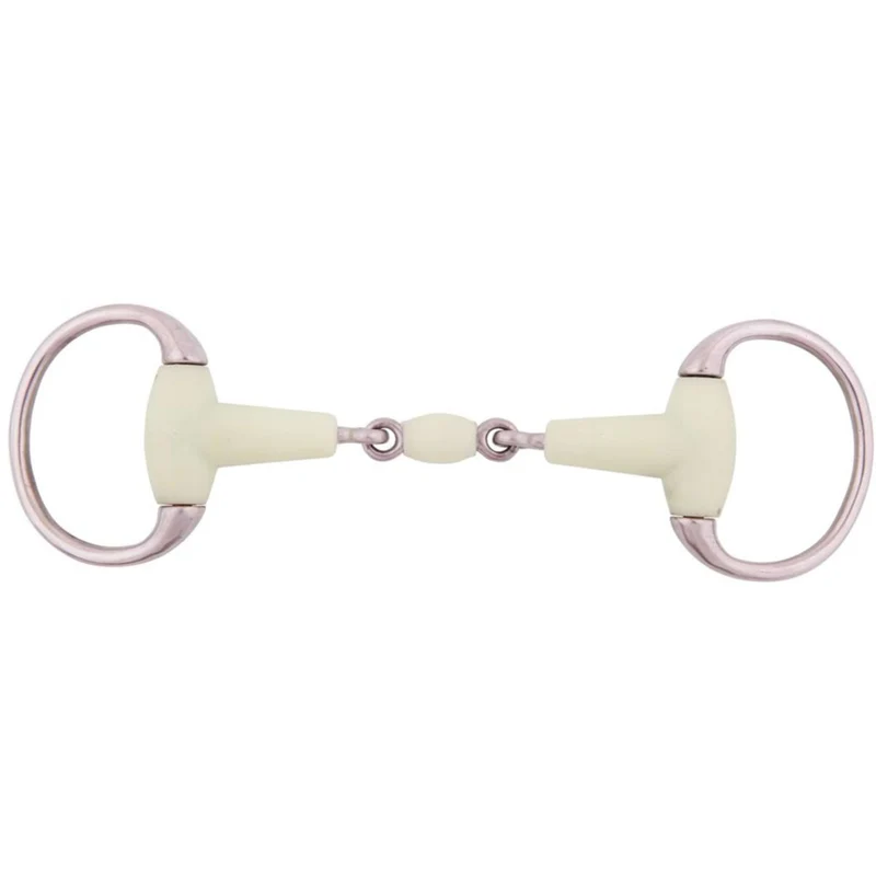 BR Mors à Olive Apple Mouth 18mm Anneaux Double Brisure RVS