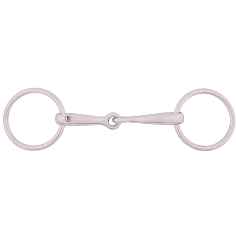 BR Mors de Filet Poney Massif 14mm RVS