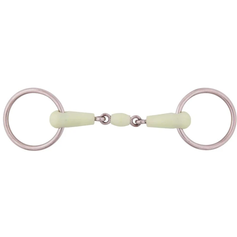 BR Mors de Filet Apple Mouth 18mm Double RVS