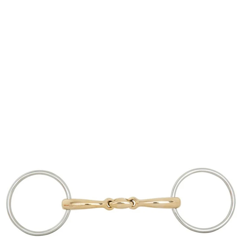 BR Mors de Filet Soft Contact Double Brisure 14mm