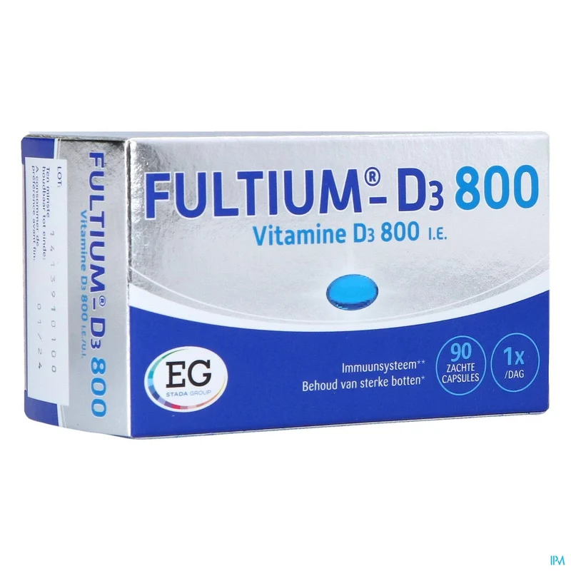 Fultium D3 800 | 90 zachte capsules | Vitamine D Supplement