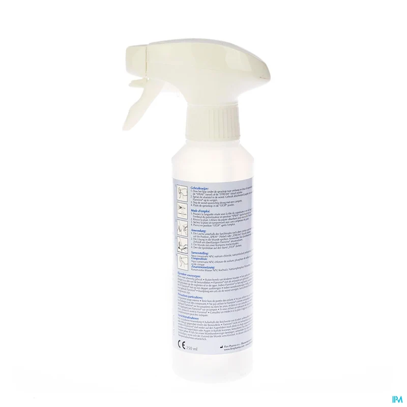 Flamirins Spray 250ml - Isotone Wondreinigende Oplossing voor Effectieve Mechanische Reiniging