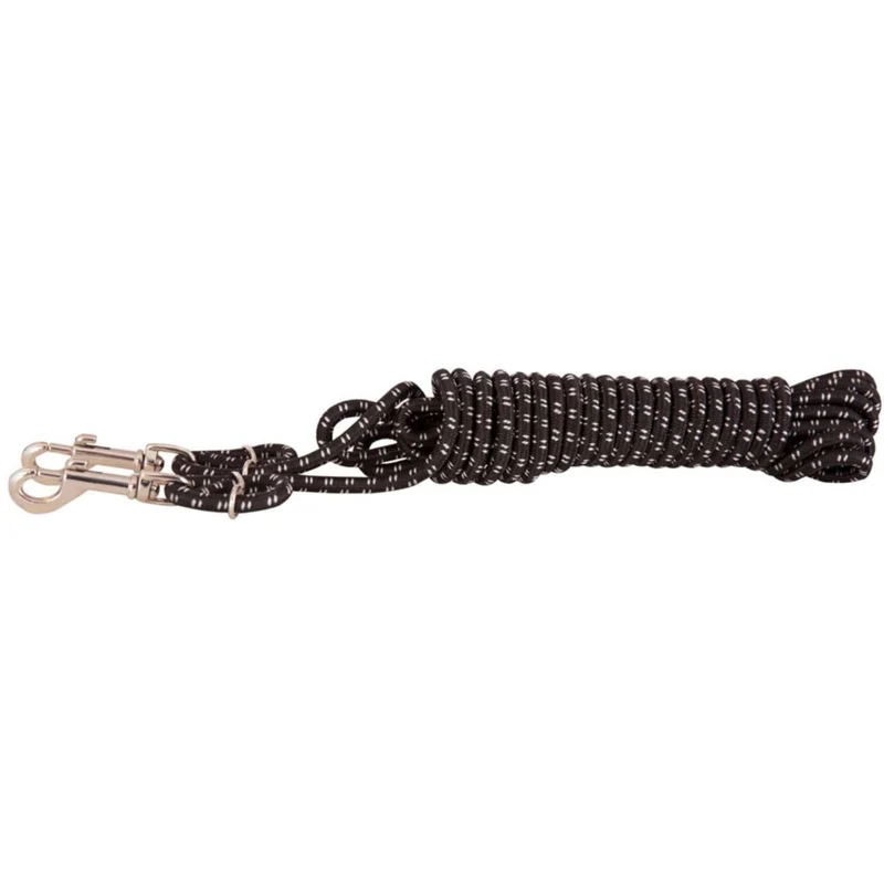 BR Enrênement Corde pour Longer avec Mousquetons Noir