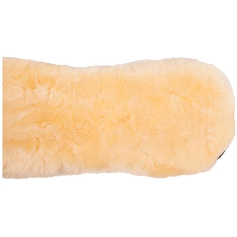 BR Housse de Sangle Dressage Sheepskin Préformée Noir/Naturel