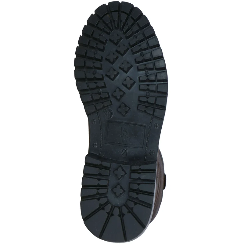 BR Bottes d'Extérieur Country Nubuck Étanche Marron