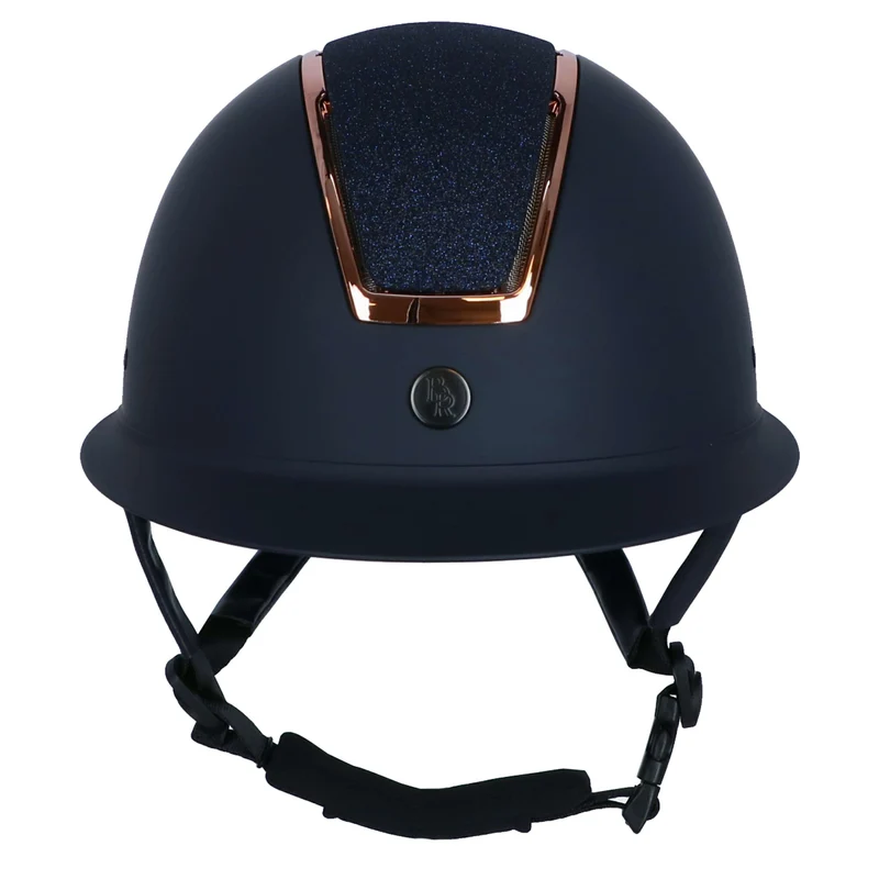 BR Bombe d’Équitation Omega Painted Glitter Marine/Rose