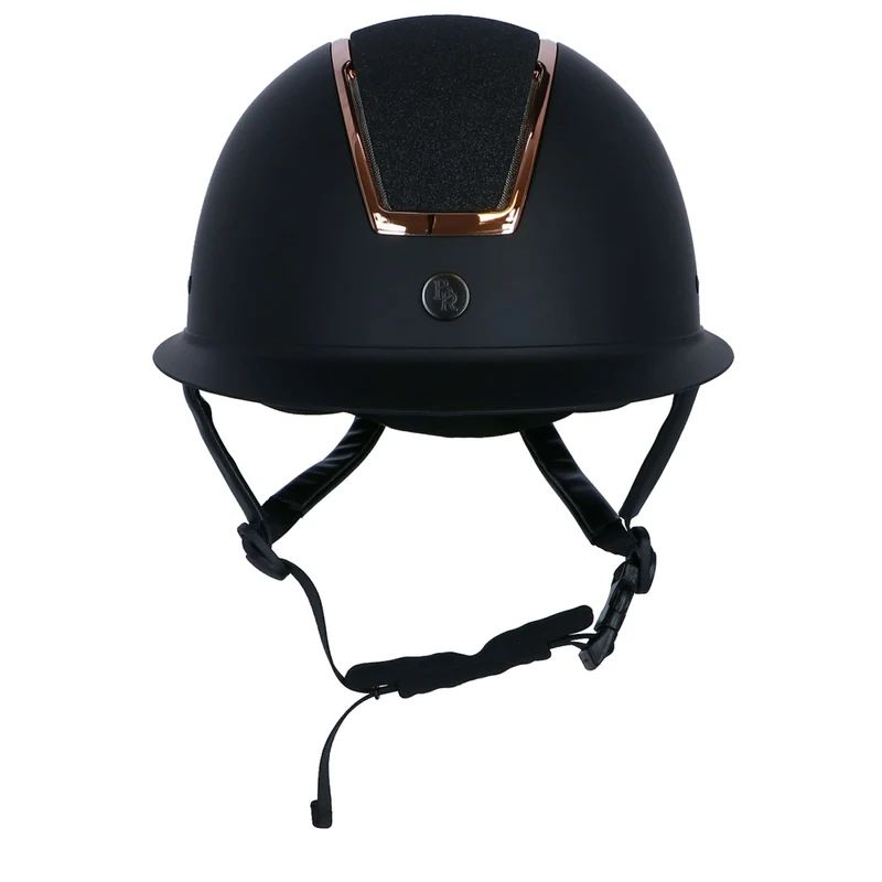 BR Bombe d’Équitation Omega Painted Glitter noir/Rose