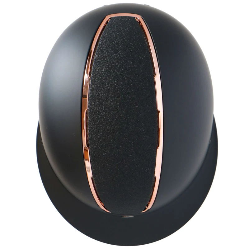 BR Bombe d’Équitation Omega Painted Glitter noir/Rose