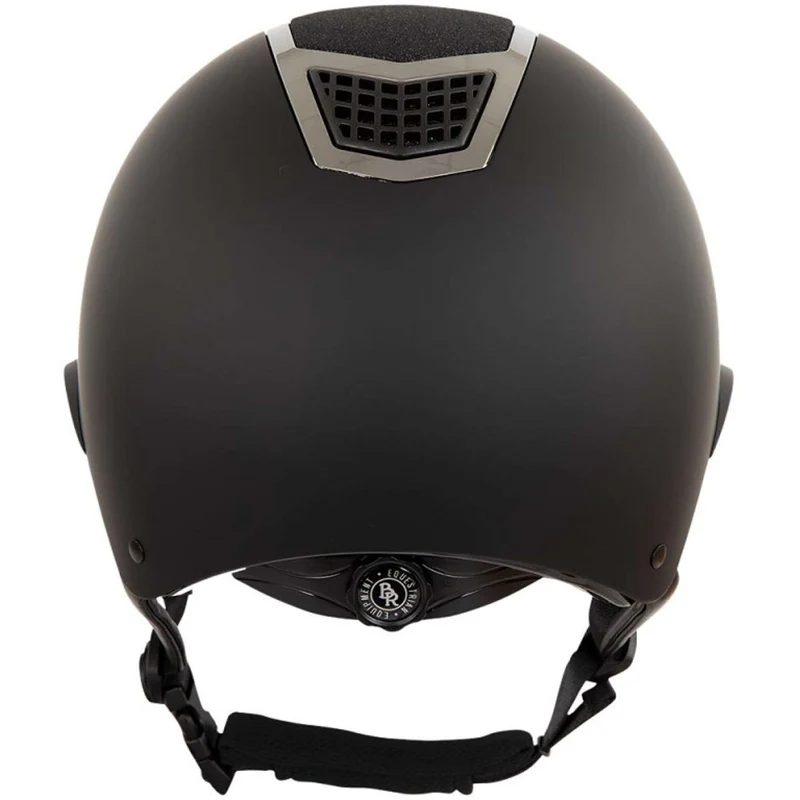 BR Bombe d’Équitation Lambda Plus Glitter Noir/Métal