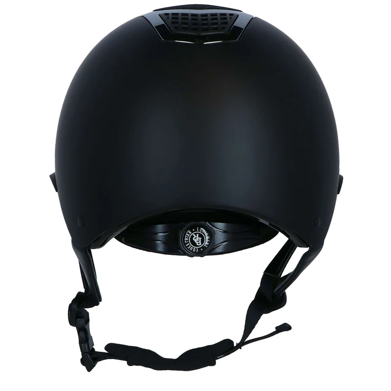 BR Bombe d’Équitation Lambda Plus Glitter Noir/Métal