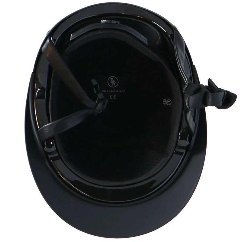 BR Bombe d’Équitation Lambda Plus Glitter Noir/Métal