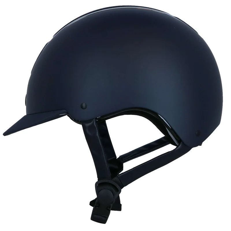 BR Bombe d’Équitation Lambda Glitter Navy/Gunmetal
