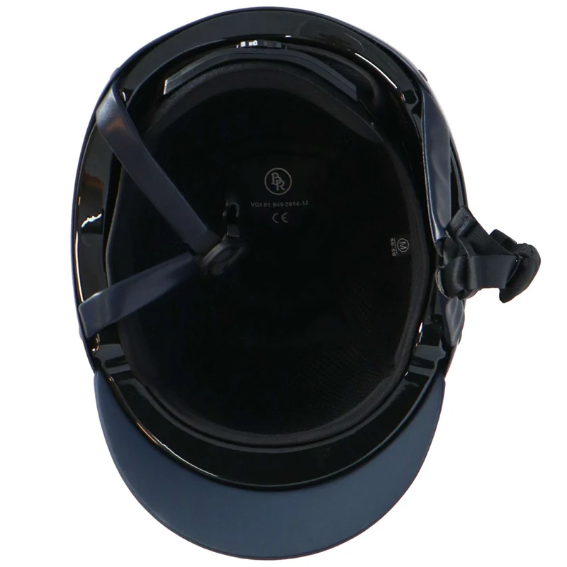 BR Bombe d’Équitation Lambda Glitter Navy/Gunmetal