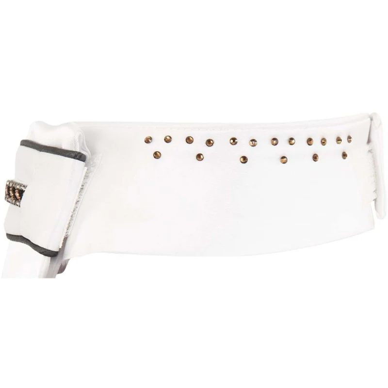 ANKY Plastron Multi-Fit Cols Détachables Blanc/Gris