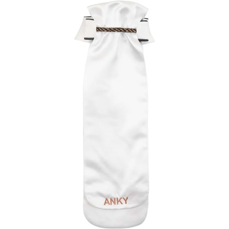 ANKY Plastron Multi-Fit Cols Détachables Blanc/Gris
