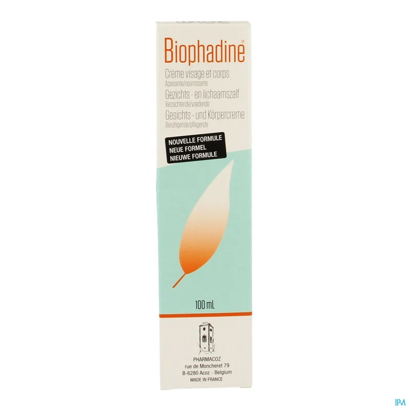 Biophadine Creme Hydra NF - Hydraterende en herstellende crème voor droge, beschadigde huid (100ml)