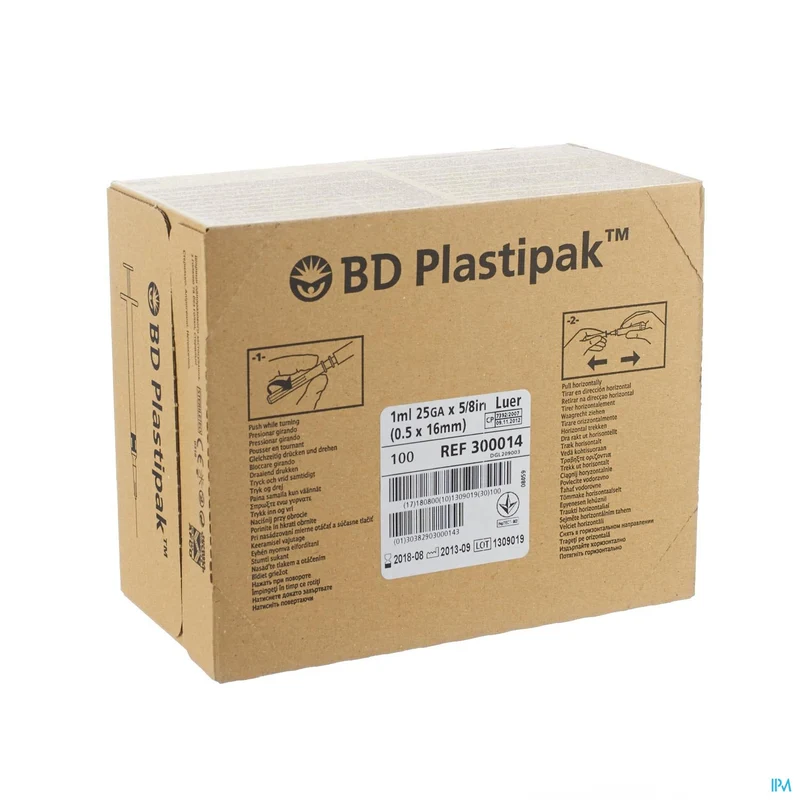 BD Plastipak | 1ml Spuit met Naald | Medisch Hulpmiddel