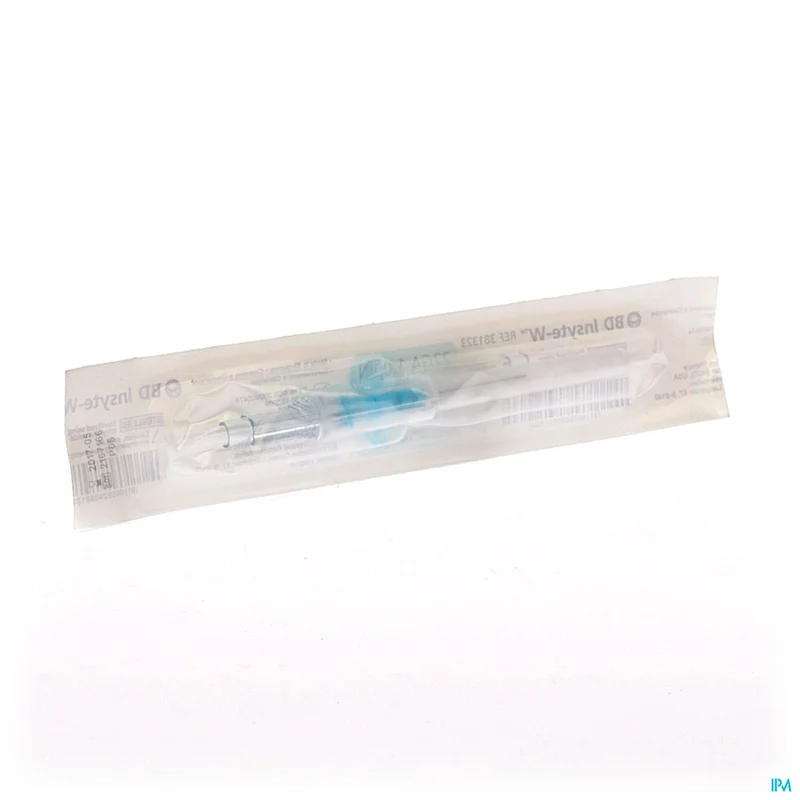 BD Insyte-W Intraveneuze Katheter 22G - Steriele IV Canule met Vleugels, Blauw, 0,9x25mm
