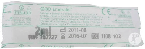 BD Emerald Spuit 2ml Luer Slip - Precisie Injectiespuit voor Veilige Medicatietoediening